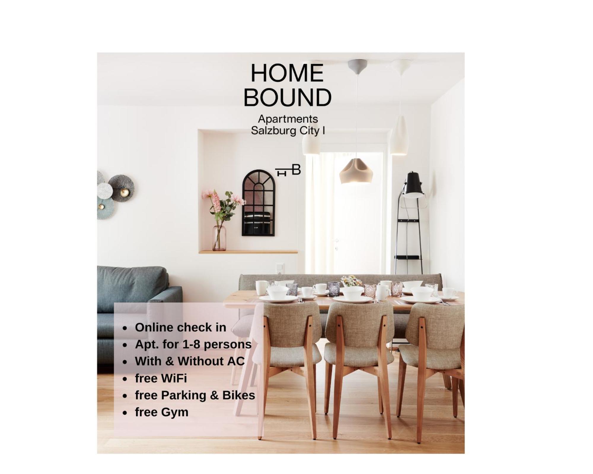 Homebound Apartments Salzburg City I - Contactless Check-In Bagian luar foto